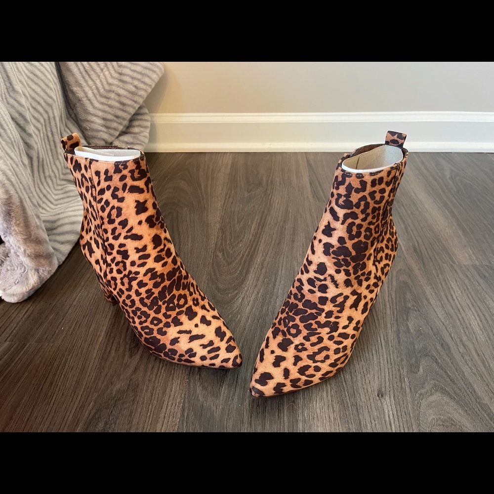 Leopard Booties